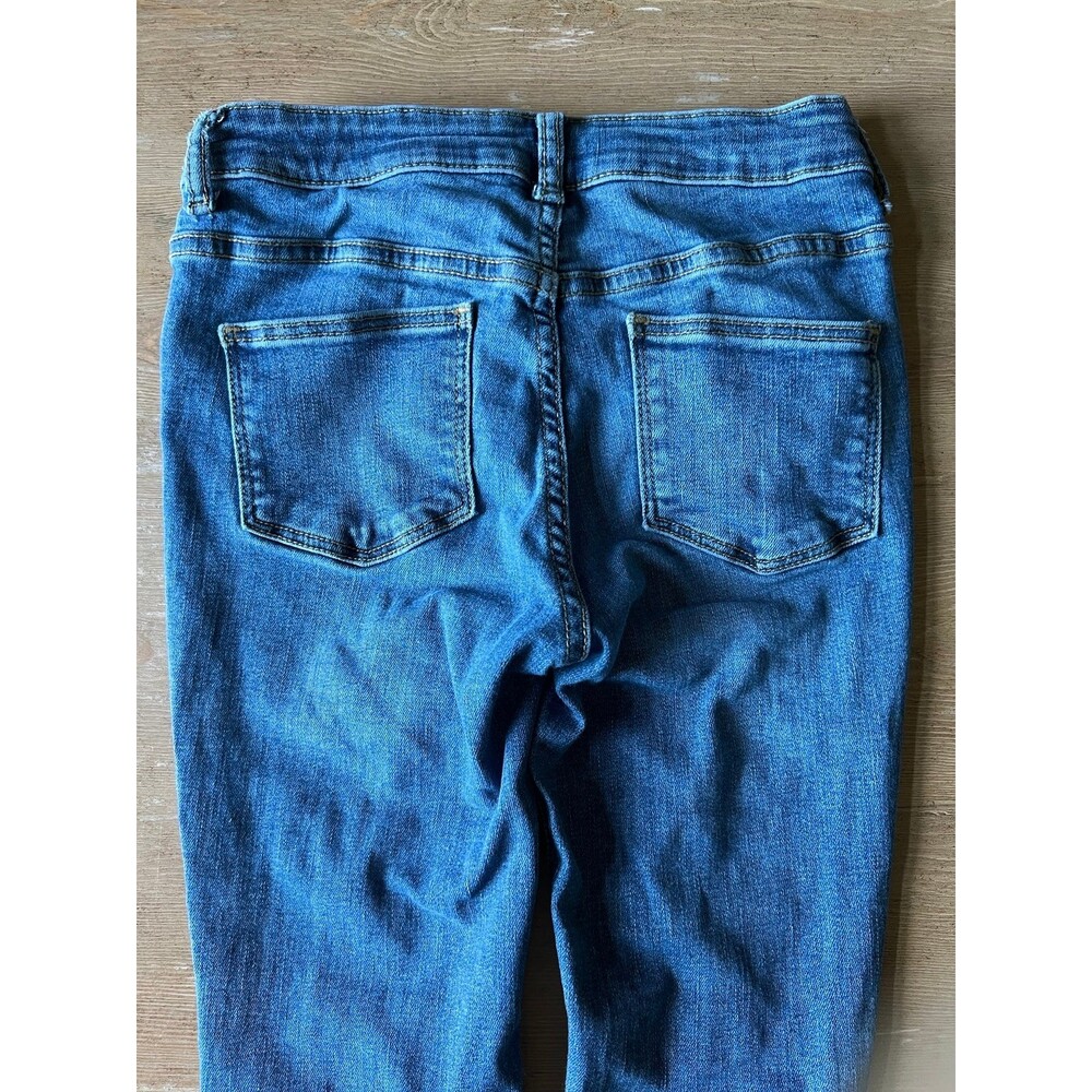 Medium Dark Blue Stretch Denim Skinny Jeans Pants Art Class Girls sz 10 - Picture 6 of 7
